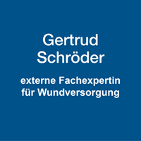 Gertrud Schröder: externe Fachexpertin für Wundversorgung