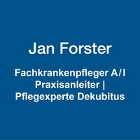 Jan Forster: Fachkrankenpfleger A/I Praxisanleiter | Pflegexperte Dekubitus