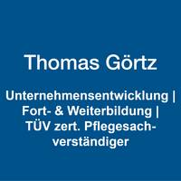 Thomas Görtz: Unternehmensentwicklung | Fort- & Weiterbildung | TÜV zert. Pflegesachverständiger