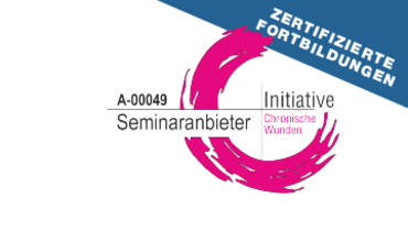 Das Logo vom ICW mit der Seminaranbieter-Nummer A-00049 mit dem Blickfang "Zertifizierte Fortbildungen"